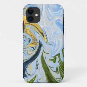 カラフル絵画抽象芸術 最高の抽象芸術 iPhone 11 ケース