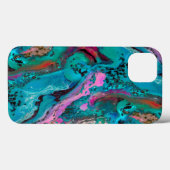 カラフル絵画抽象芸術 Case-Mate iPhoneケース (裏面 (横))