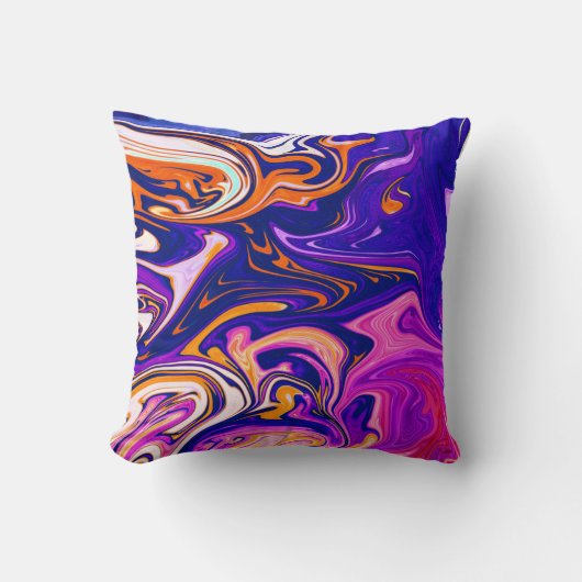 カラフル絵画 最高の素晴らし芸術モダン抽象芸術 クッション (正面)