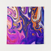 カラフル絵画 最高の素晴らし芸術モダン抽象芸術 タペストリー (正面(横))