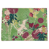 カラフル絹模様 ラージペーパーバッグ (正面)