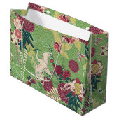 カラフル絹模様 ラージペーパーバッグ (正面アングル)