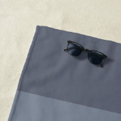 カラフル緑のグレーのパレットの抽象芸術ストライプ名 ビーチタオル (インサイチュ)