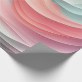 カラフル線抽象芸術 ラッピングペーパー (角)