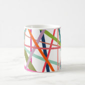 カラフル線 コーヒーマグカップ (中央)