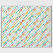 カラフル線 ラッピングペーパー (フラット)