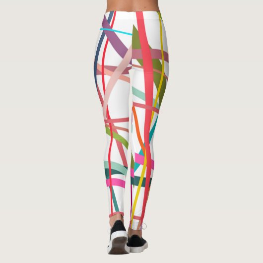 カラフル線 レギンス (裏面)