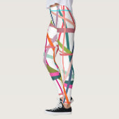 カラフル線 レギンス (左)