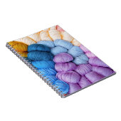 カラフル編み物糸玉 ノートブック (右側)