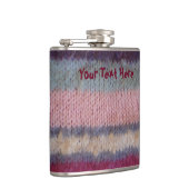 カラフル編ストライプヴィンテージスタイルおもしろいデザイン フラスク (右)