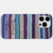 カラフル編ストライプヴィンテージスタイルおもしろいデザイン Case-Mate iPhoneケース (裏面 (横))