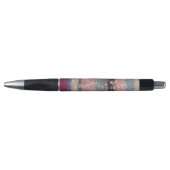 カラフル編ストライプ成オリジナルおもしろいヴィンテージ ボールペン (正面)