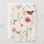 カラフル縁ど結婚フローラ 招待状 (裏面)