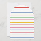 カラフル縁どArch Photo Chrimas Holiday 招待状 (裏面)