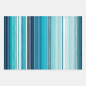 カラフル織ストライプの地アートラッピング紙シート ラッピングペーパーシート (正面2)