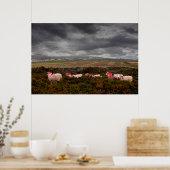 カラフル羊 ポスター (キッチン)