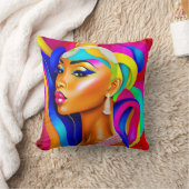 カラフル美しい クッション (ブランケット)