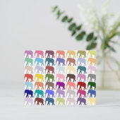 カラフル群れ ポストカード (スタンド正面)