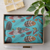 カラフル羽毛 薄葉紙 (ギフト)