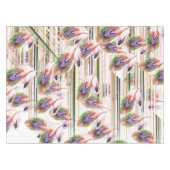 カラフル羽素朴ヴィンテージモダン型 テーブルクロス (正面(横))