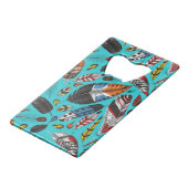 カラフル羽 クレジットカード栓抜き (裏面アングル)