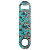 カラフル羽 スピード栓抜き (正面)