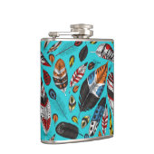 カラフル羽 フラスク (右)