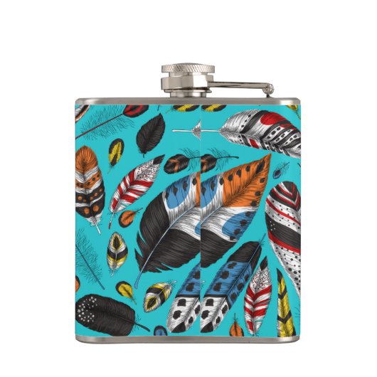 カラフル羽 フラスク (裏面)