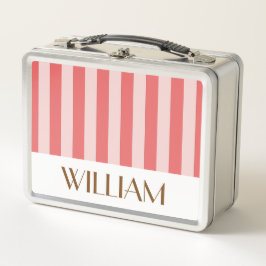 カラフル肉パーソナライズされた色テンプレート メタルランチボックス