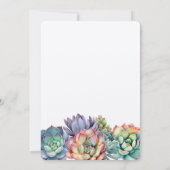 カラフル肉結婚質 招待状 (裏面)