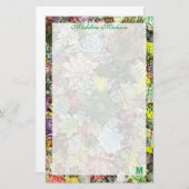 カラフル肉 便箋 (正面/裏面)