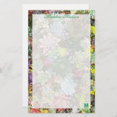 カラフル肉 便箋 (正面/裏面)