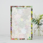 カラフル肉 便箋 (スタンド正面)