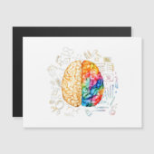 カラフル脳 – 科学と芸術 – 神経科学Ne (正面/裏面)