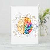 カラフル脳 – 科学と芸術 – 神経科学Ne 招待状 (スタンド正面)
