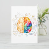 カラフル脳 – 科学と芸術 – 神経科学Ne 招待状 (スタンド正面)