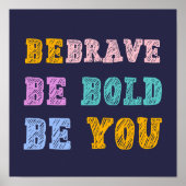 カラフル自信-子供部屋感動的引用文 ポスター (正面)