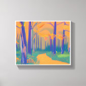 カラフル自然引き伸ばしキャンバス印刷 キャンバスプリント (正面)