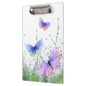 カラフル自然飛んでいるクリップボード内の蝶 クリップボード (左)