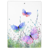 カラフル自然飛んでいるクリップボード内の蝶 クリップボード (裏面)