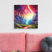 カラフル自然 キャンバスプリント (インサイチュ (リビング))