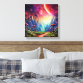 カラフル自然 キャンバスプリント (インサイチュ (寝室))