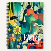 カラフル自然 ノートブック (正面)