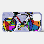 カラフル自転車ハッピーアート Case-Mate iPhoneケース (裏面 (横))