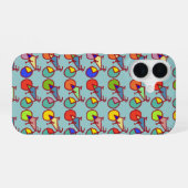 カラフル自転車 iPhone 16ケース (裏面横)