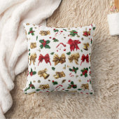 カラフル色と様々なクリスマス製品 クッション (ブランケット)