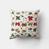 カラフル色と様々なクリスマス製品 クッション (裏面)