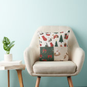 カラフル色と様々なクリスマス製品 クッション (椅子)