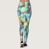 カラフル色の吹き出し レギンス (裏面)