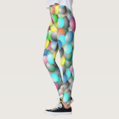 カラフル色の吹き出し レギンス (左)